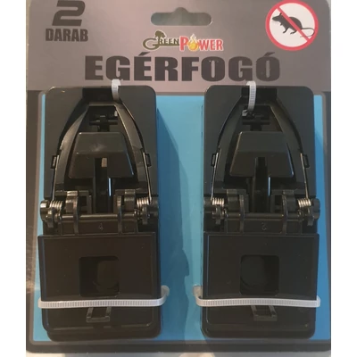 EGÉRFOGÓ 2DB-OS MŰANYAG ÚJ SZÖGLETES