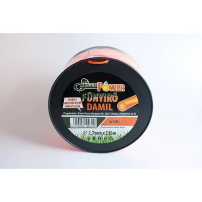 Vágószál 2,7MMX216 méter kör alaku tekercsben